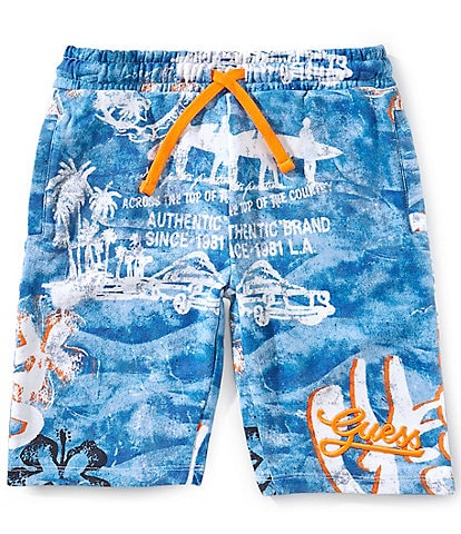 Guess Big Boys 8-18 Active Graphic Pull-On Shorts