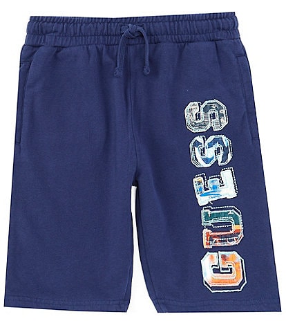 Guess Big Boys 8-18 Appliqued Logo French Terry Shorts