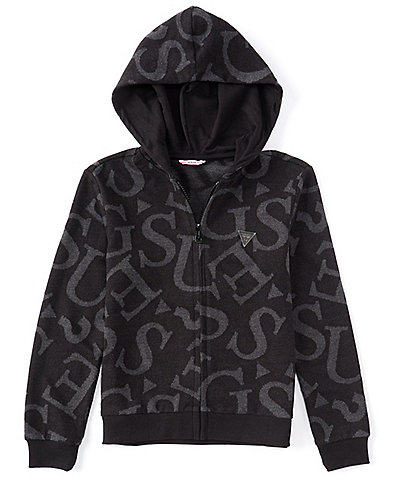 Guess Big Boys 8-18 Long-Sleeve French Terry Hoodie Jacket