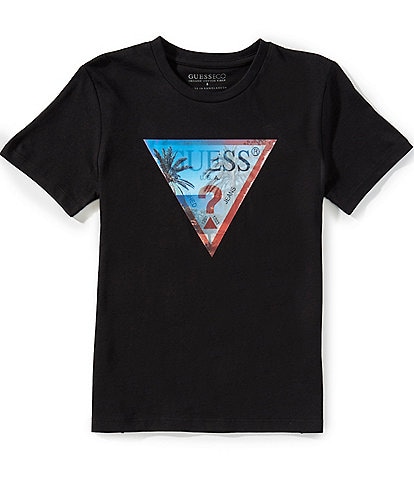 Guess Big Boys 8-18 Short Sleeve Holographic Guess T-Shirt