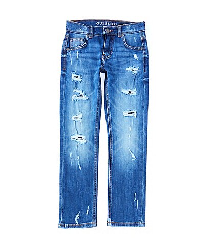 Guess Big Boys 8-18 Slim-Fit Destructed Denim Jeans