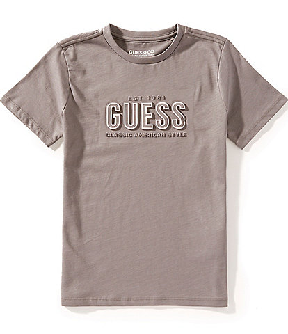 Guess Big Boys 8-20 Short-Sleeve Embossed-Logo T-Shirt