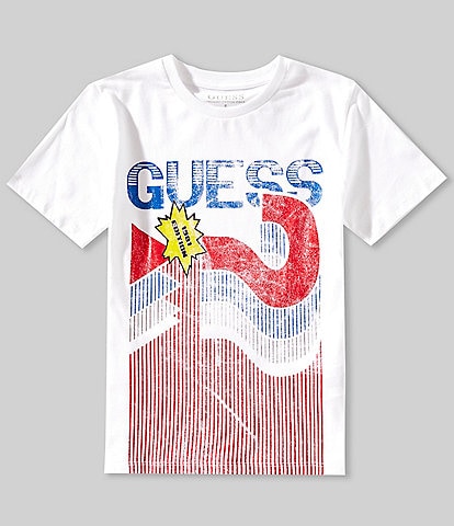 Guess Big Boys Short Sleeve Vintage Graphic T-Shirt