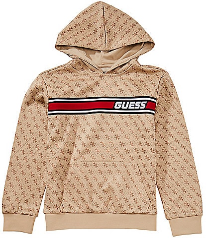 Guess Big Boys Long Sleeve Printed Hoodie Active Top