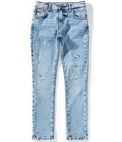 Guess Big Boys Slim-Fit Distressed Comfort Denim Jeans