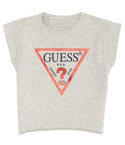 Guess Big Girls 7-16 Dolman Sleeve Crop Core T-Shirt
