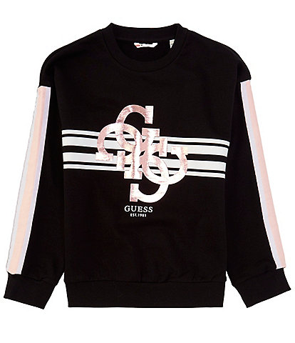 Guess Big Girls 7-16 Long Sleeve Active Pullover Top