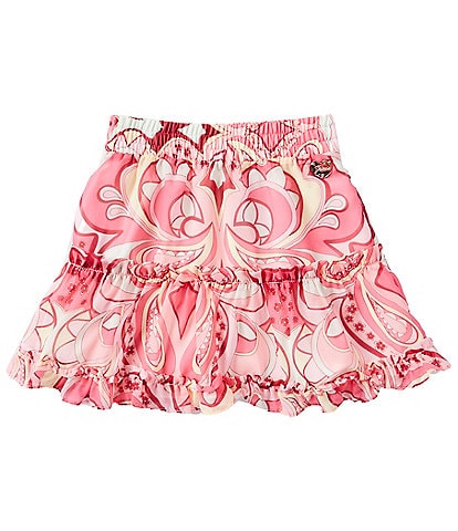 Guess Big Girls 7-16 Printed Chiffon Paisley Skirt