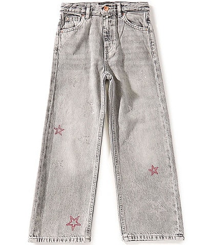 Guess Big Girls 7-16 Rhinestone-Embellished Star Printed Jeans