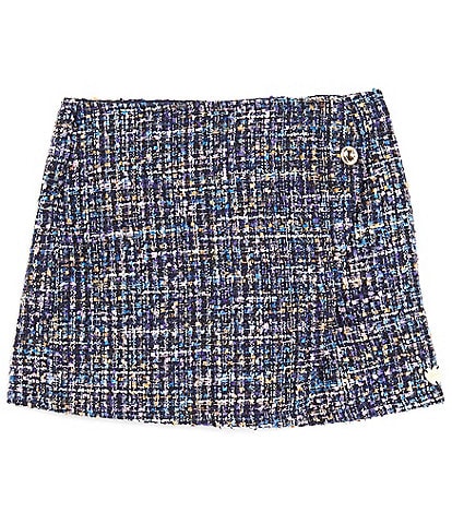 Guess Big Girls 8-16 Woven Tweed Mini Skort