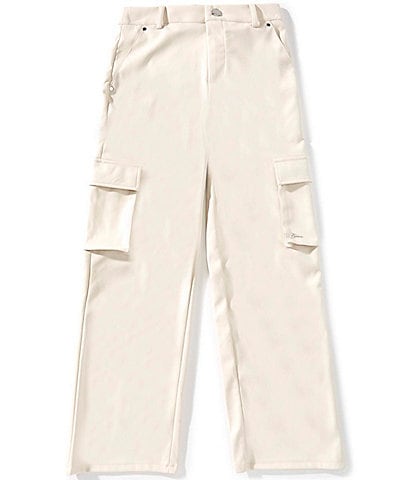 Guess Big Girls Wide Leg PU Fashion Pants