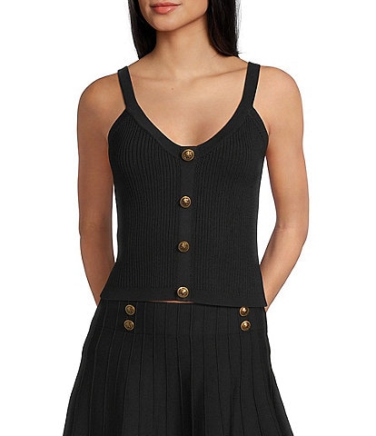 Guess Emmie Sleeveless Sweater Coordinating Tank Top