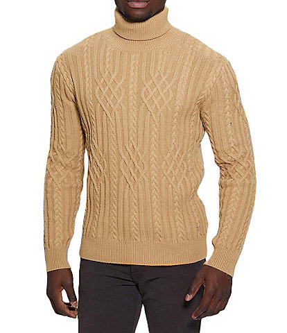 Guess Evander Cable Long Sleeve Sweater