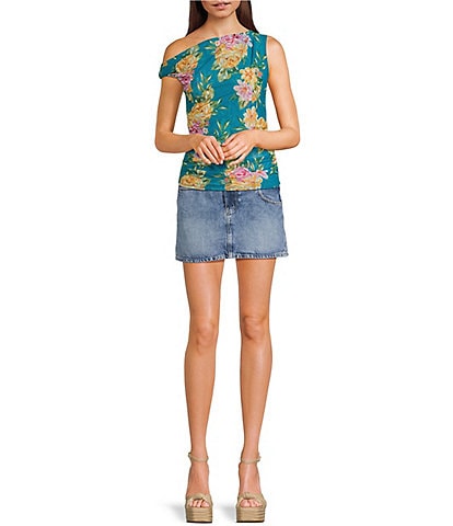 Guess Gaia Denim Mini Skirt