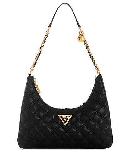 Guess Giully Quilted Top Zip Shoulder Bag