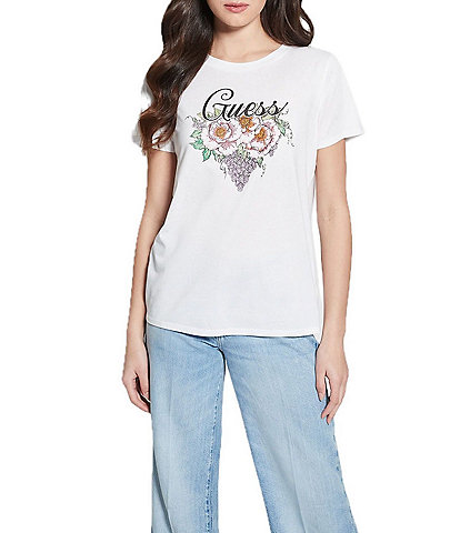 Guess Grapevine Logo Easy Graphic T-Shirt