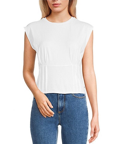Guess Karmen Cap Sleeve Corset T-Shirt