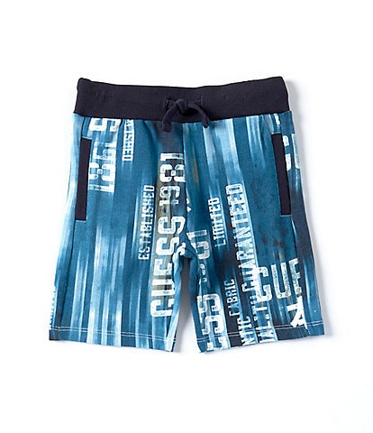 Guess Little Boys 2T-7 Allover Printed Shorts