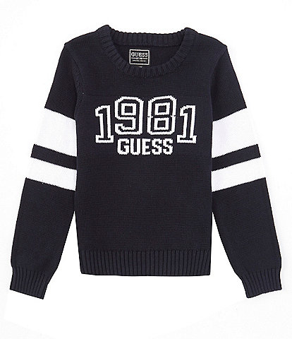 Guess Little Boys 2T-7 Long Sleeve 1981 Sweater