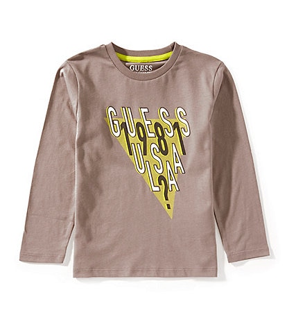 Guess Little Boys 2T-7 Long-Sleeve Printed T-Shirt