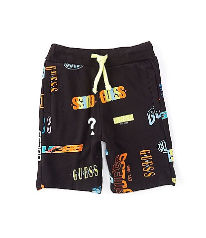 Guess Little Boys 2T-7 Printed French Terry Shorts