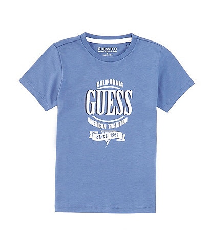 Guess Little Boys 2T-7 Short Sleeve California Guess T-Shirt