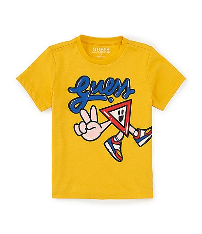 Guess Little Boys 2T-7 Short Sleeve Guess Graphic T-Shirt