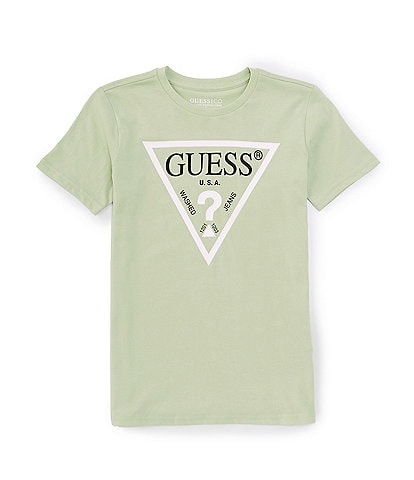 Guess Little Boys 2T-7 Short Sleeve Guess Triangle Graphic T-Shirt