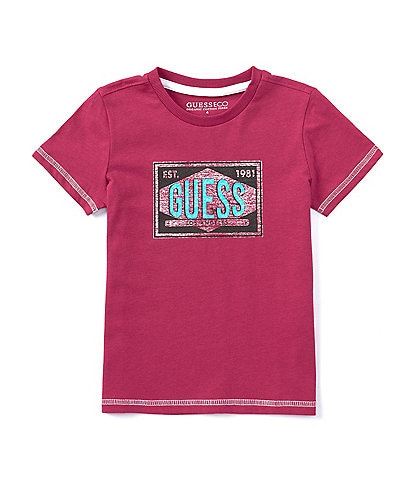 Guess Little Boys 2T-7 Short Sleeve Presenting EST. Guess 1981 Graphic T-Shirt