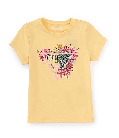 Guess Little Girls 2T-7 Short Sleeve Graphic T-Shirt