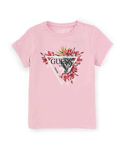 Guess Little Girls 2T-7 Short Sleeve Graphic T-Shirt