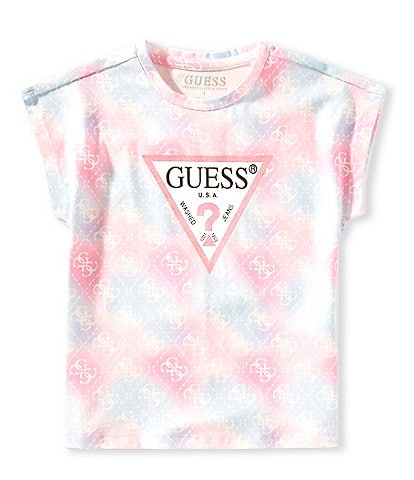 Guess Little Girls 2T-7 Short-Sleeve Printed Logo T-Shirt