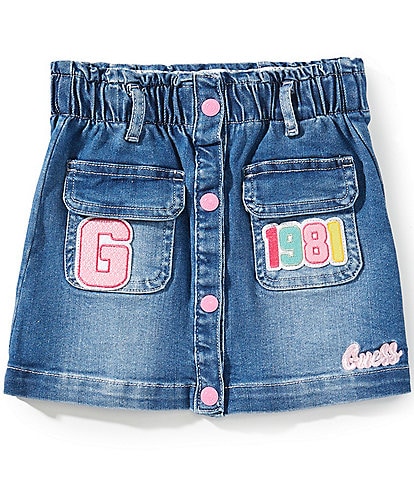 Guess Little Girls 2T-7 Stretch Denim Skirt