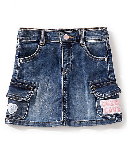 Guess Little Girls 2T-7 Stretch Denim Skirt