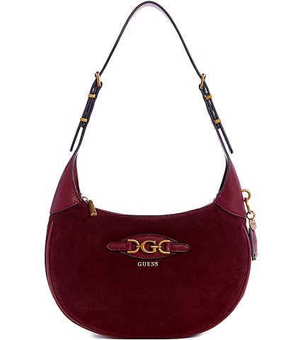 Guess Malva Suede Hobo Bag