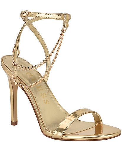 Guess Miamy Patent Chain Hardware Dress Sandals