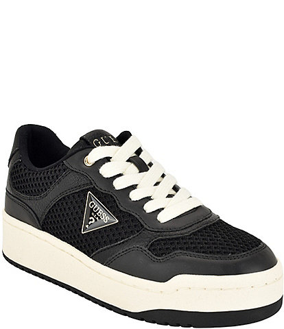 Guess Miram Mesh Lace Up Platform Sneakers