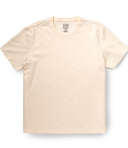 Guess Nico Embossed Knit Short Sleeve Pullover