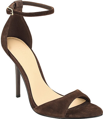 Guess Olivey Suede Ankle Strap Dress Sandals
