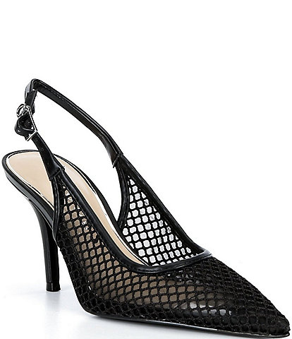Guess Pandy Mesh Slingback Pumps