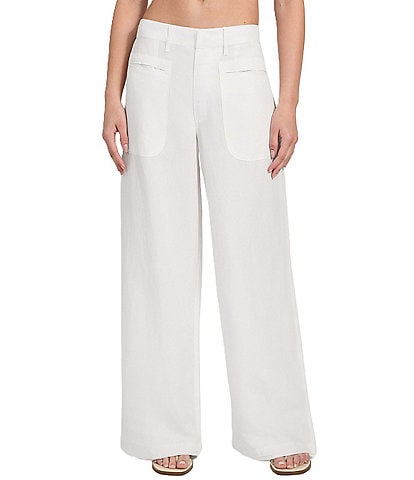 Guess Quinn Linen Blend Parachute Pants
