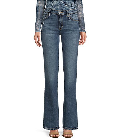 Guess Sexy Mid Rise Straight Jeans