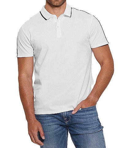 Guess Short Shirt  Quattro G Tape Polo Shirt