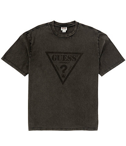 Guess Short Sleeve Go Vintage Triangle Graphic T-Shirt