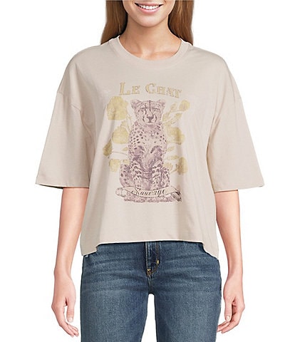 Guess Short Sleeve LE Chat OS Graphic Tee