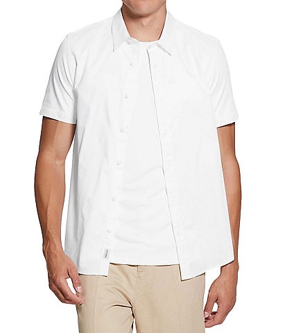 Guess Short Sleeve Luxe Stretch Shirt