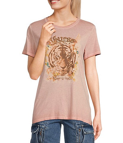 Guess Short Sleeve Tiger God Easy T-Shirt