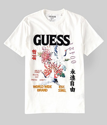 Guess Short Sleeve Tokyo Collage Tee
