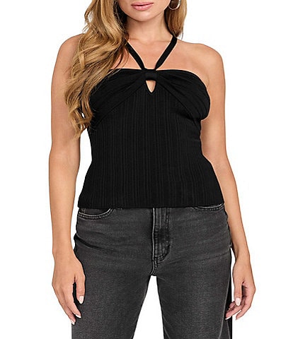 Guess Sleeveless Sofie Ribbed Mirage Top