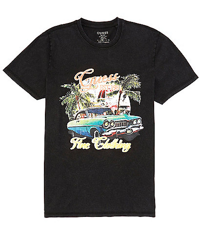 Guess Summer Car Short Sleeve Graphic T-Shirt